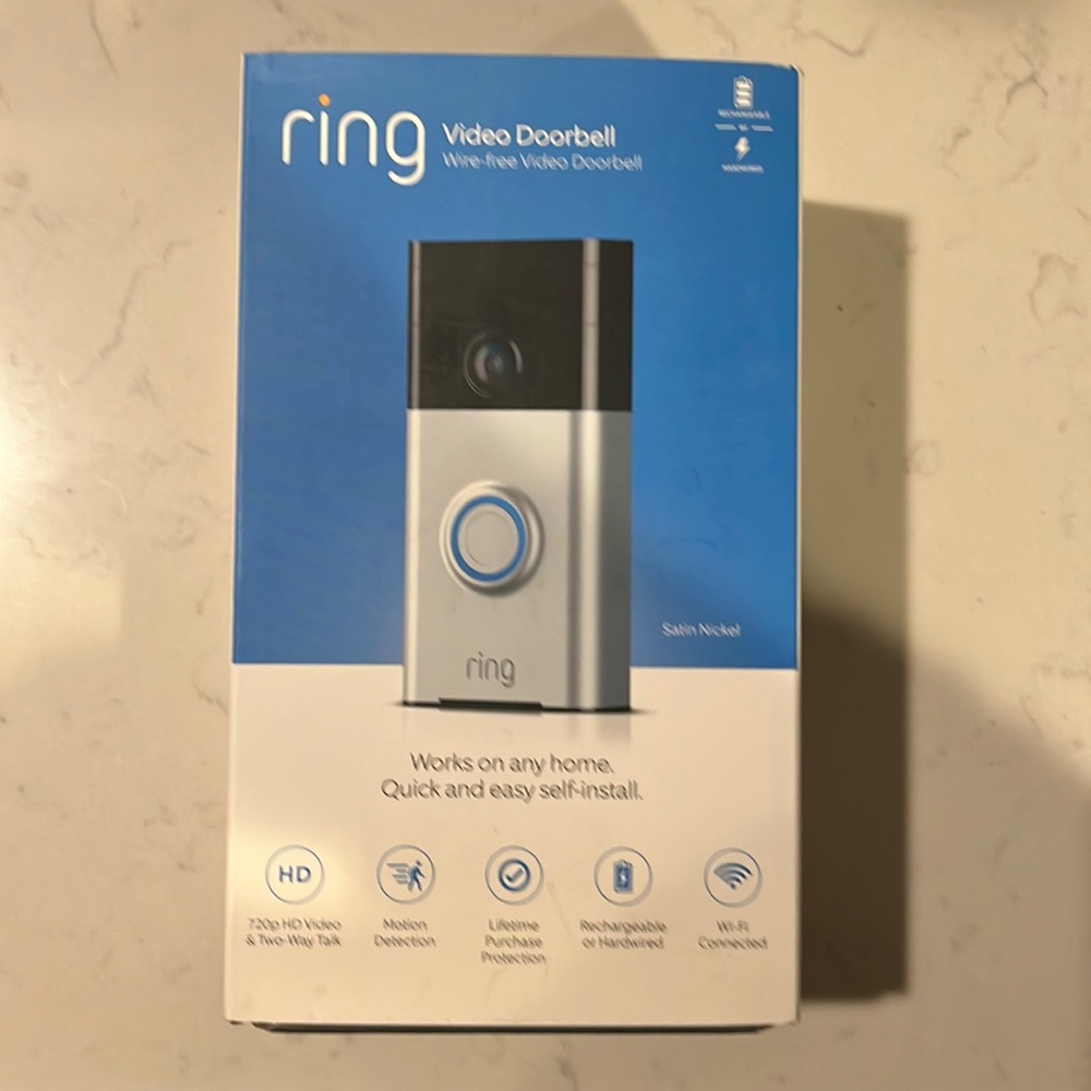 New In Box Ring Doorbell